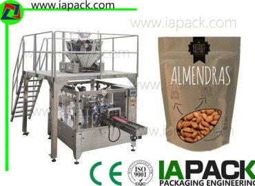 110g ореви pouch жито пакување машина форма пополнете печат пакување