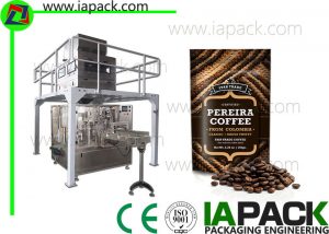 автоматско кафе зрно пакување машина застане дочека патент полнење sealer